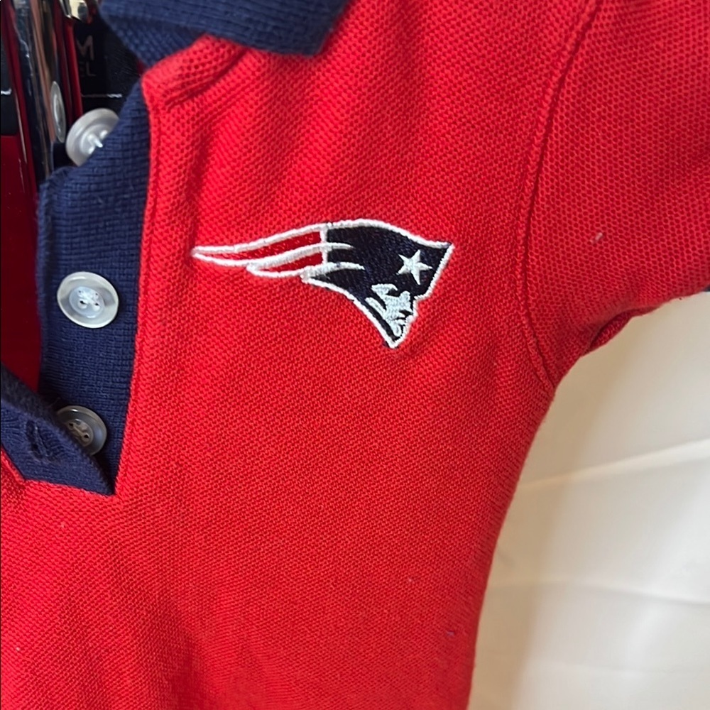 New England Patriots toddler polo dress - Picture 3 of 4